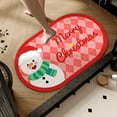 thumbnail image 4 of Lilixerw Christmas Bathroom Rugs Christmas Decorations Bathroom Super Soft Bath Mat,Microfiber Bathroom Carpet,Non-Slip Bathroom Mat Washable Bath Rug,2024 New Christmas Decoration, 4 of 7