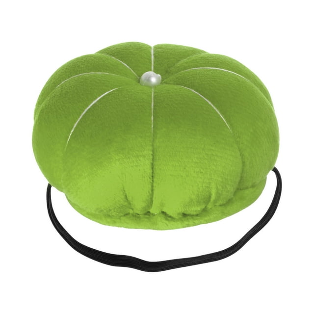 Unique Bargains Coussin de Poignet en Velours avec Épingle à Citrouille et Sangle Élastique, Vert
