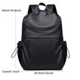 thumbnail image 4 of CAROOTU Business Laptop Backpack for Men Laptop Rucksack Water Resistant Multi-Functional Travel Backpack with Side Pocket Blue, 4 of 6