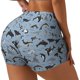 thumbnail image 1 of Fotbe Dolphins Shorts Sin Costuras – Shorts Deportivos de Cintura Alta para Mujer, Elásticos para Gimnasio, Yoga, Running o Ciclismo-Small, 1 of 8