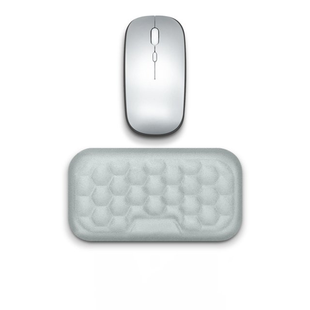 asddcavvf Clavier en Mousse à Mémoire de Forme Repose-Poignet avec Support Ergonomique Ensemble Clavier et Coussin