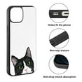 thumbnail image 2 of FINCIBO Soft Rubber Protector Cover Case for Apple iPhone 14 6.1" 2022, Animal Black White Tuxedo Cat, 2 of 5