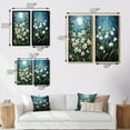 thumbnail image 4 of Designart "White Snowdrops landscape Pointillism III" Snowdrops Wall Art Set Of 2 - White Floral Canvas Set For Living Room Decor, 4 of 7