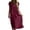 Wine, variant on Jaunzuar Maxi Dresses for Women Summer Fashion Short Sleeve Dress Casual Vacation Flowy Beach Dresses L