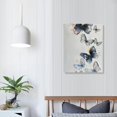 thumbnail image 4 of Nawypu Blue Butterfly Canvas Wall Art Abstract Texture Painting White Butterfly Picture Black Texture Poster Modern Butterfly Canvas Modern Texture Prints Abstract Butterfly Artwork Decor  No Frame, 4 of 5
