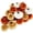Orange/Gold/White, variant on YOYTOO 12 Pcs Mini Artificial Velvet Pumpkins Decoration, Mixed Color, Fall Fake Pumpkins Decor Set for Halloween Thanksgiving Autumn Harvest Party Table Centerpiece Decor (Orange/Gold/White)