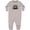 AC-Heather Grey, variant on Inktastic Porcupine Baby Fleece Romper