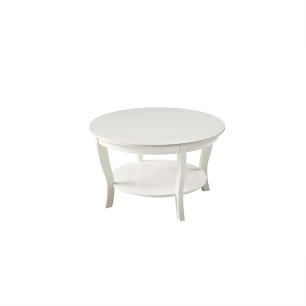 Convenience Concepts American Heritage Round Coffee Table Multiple Colors Com Convenience Concepts American Heritage, American Heritage Round Coffee Table