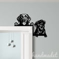 thumbnail image 3 of Handmadetneonsign Labrador Door Corner Sign, Labrador Dog Metal Door Topper, Pet House Wall Decor 60765, 3 of 3