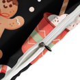 thumbnail image 4 of HAHDAXIA Gingerbread Man Bedding Solid Comforter Set for All Seasons,3 Pieces(1 Comforter+2 Pillowcases),Soft Microfiber Bedding Set Full(79"x90"), 4 of 7