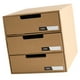 thumbnail image 5 of GOOHOCHY Cajón organizador de archivos, cajón para documentos, caja de papel de escritorio, archivos de oficina, soporte para libros, archivador, 5 of 8