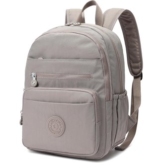 Women\'s Backpack Waterproof Laptop Backpack with Shoe Bag, Gray, 16 inch Woman travel backpack,waterproof 16 inch Business Laptop  main image 4