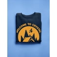 thumbnail image 3 of Welcome To Crystal Lake Camp Sweatshirt Men -Image by Shutterstock, Male 3X-Large, 3 of 4