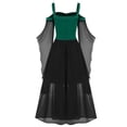 thumbnail image 4 of LINMOUA Robe Gothique d'Halloween pour Femmes Grande Taille Épaules Dénudées Manches Papillon, 4 of 8