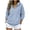 Blue and White Pinstripe, variant on Womens Pinstripe Full Zip Hoodie Contrast Raglan Sleeves Tops Streetwear Walk Casual Gym Fall Sweatshirt with Pocket Black,L