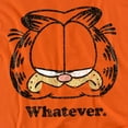 thumbnail image 2 of Trevco Sportswear GAR100-AT-6 Garfield Whatever Adult Regular Fit Short Sleeve T-Shirt, Orange - 3X, 2 of 6