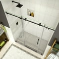 thumbnail image 3 of Aston SDR984EZ-NBR-72-10 Coraline 76" High X 72" Wide Sliding Frameless Shower Door -, 3 of 7