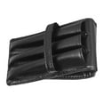 thumbnail image 3 of yuksok Leather Pen Case 3 Slots Handmade Pen Pouch for University Work Men Black, 3 of 9