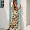 thumbnail image 7 of Leopard Print Pattern Sleeveless Dress Female Clothing Dress Women Summer 2025 Dress, 7 of 7