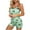 Green, variant on Pajama Sets for Women Akafmk Womens Pajama Sets,Camisole Pajamas for Women Set,Fashion Women Print Color Round Neck Camisole Sleeveless Shorts Pajama Set