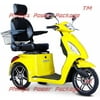 E-Wheels - EW-36 Elite Scooter with Electromagnetic Brakes - 3-Wheel - Yellow