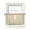 Yellow, variant on Orange Stripes Tier Curtains 36 Inch Length,Sheer Curtains for Bedroom Living Room Window Modern Minimalist Vertical Lines Rod Pocket Drapes Kitchen Curtains Small Half Window 27.5"x36" 2 Panels
