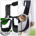 thumbnail image 5 of LULULION 1Pc Black Pet Foldable Carrier with High Elasticity Mesh and Comfortable Padding, 5 of 8