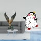 thumbnail image 2 of Estatua de para el hogar, estatua de extendida, escultura, adorno de resina, reloj de pared artesanal, silencioso, decorativo, de madera, ping, 2 of 8