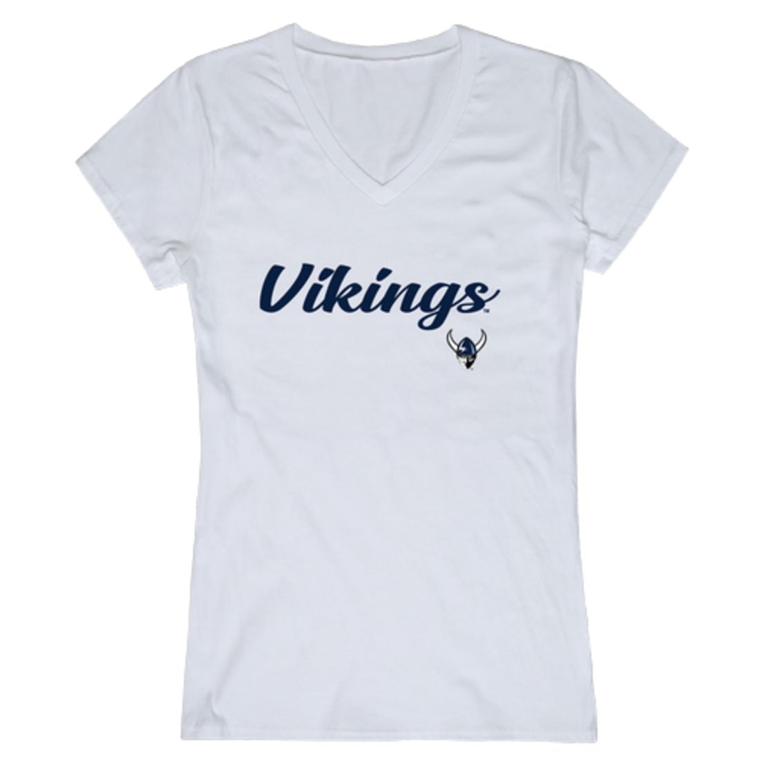 WWU Western Washington University Vikings Womens Script Tee T-Shirt White  Large - Walmart.com