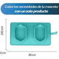 thumbnail image 2 of Plato para Mascotas Bluelander 2 Tazones Verde Bluelander, 2 of 4
