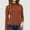 Orange, variant on Brondbend Knitted Sweaters for Women Women's Long Sleeve Sweaters Crewneck Solid Color Pullover Sweater Slim Fit Winter Comfortable Party Work Warm Top,Beige