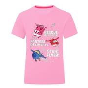 Super Wings Toddler Girls Jerome Donnie And Jett Character T-Shirt