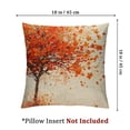 thumbnail image 4 of nygtbtfer Fall Decorations Tree Throw Pillows Cover Set of 2 Thanksgiving Orange Outdoor Pillow Covers Linen Decorative Pillow Case for Home Bedroom Couch Sofa Decor White, 4 of 7