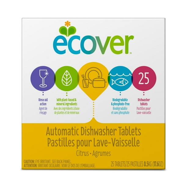Ecover Automatic Dishwasher Tablets, Citrus