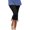 Black, variant on vdgthytj Capri Leggings for Women Summer Elastic Waist Slim Fitted Stretchy Casual Running Yoga Workout Capri Pants