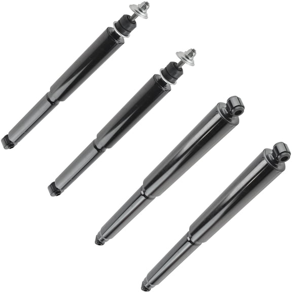 TRQ Front Rear Shock Absorber Kit 4 Piece Set LH & RH Sides for Ford Super Duty SBA60104 Fits select: 2005-2016 FORD F250, 2005-2016 FORD F350