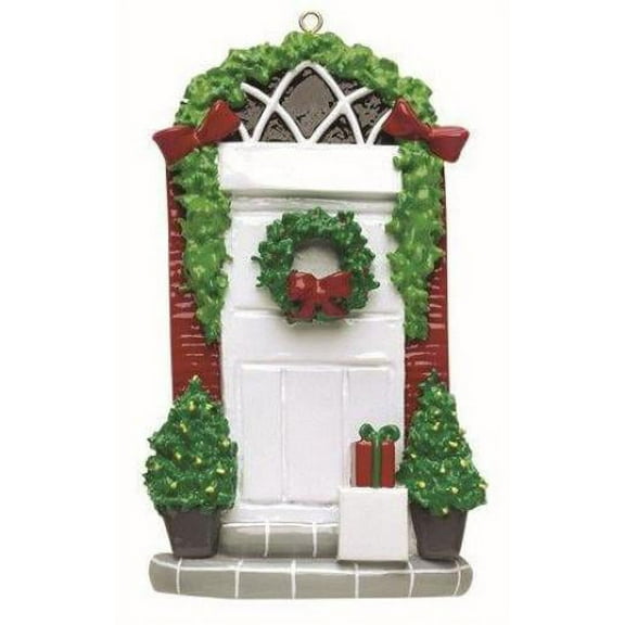 Door with No Black Cat Personalized Christmas Tree Ornament DO-IT-YOURSELF