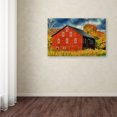 thumbnail image 3 of Trademark Fine Art "Red Barn In Autumn" Canvas Art by Lois Bryan, 3 of 3