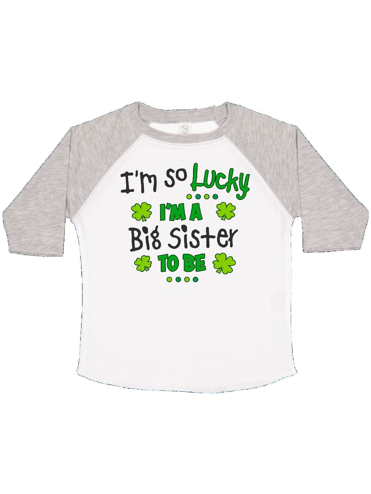 inktastic Im So Lucky Im a Big Sister to Be Toddler T-Shirt