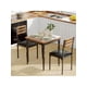 thumbnail image 1 of Compact 2-seater dining set spiral leg mesa & sillas para cozy kitchens & apartments, 1 of 6