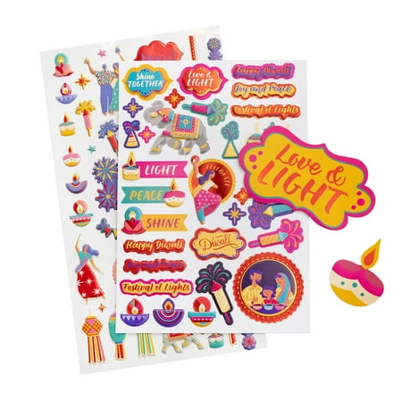 UPC: 0195158503210 | Diwali Stickers by Recollections™