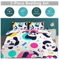 thumbnail image 6 of Cute Panda Bedding Set with Zipper Closure for Girls & Boys, 6 of 6
