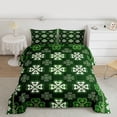 thumbnail image 2 of Feelyou Boho Shamrock Kids Full Size Comforter Sets, Vintage Holiday Bedding Sets, 3pcs, 2 of 8