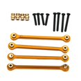 thumbnail image 1 of Juego de 4 varillas de tracción para coche RC, repuesto de varilla tensora, actualización para 1:24 Amarillo, 1 of 5