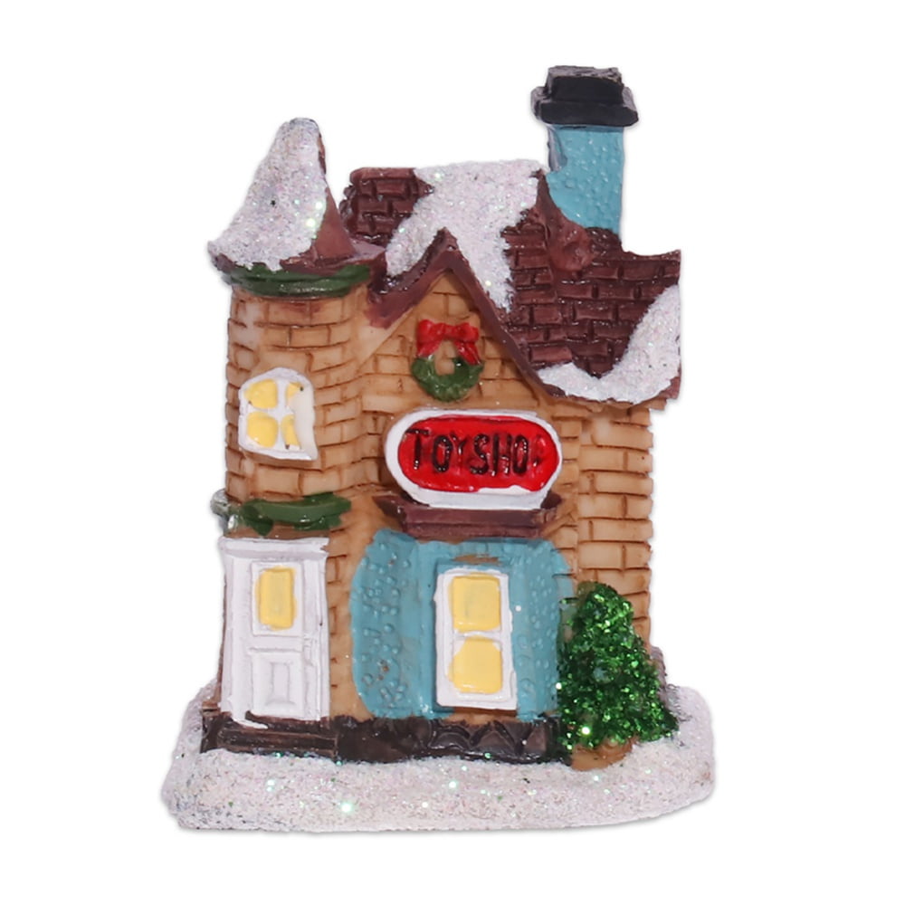 Christmas Village Sets LED Lighted Christmas Village Houses with