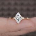 thumbnail image 4 of Cora Jewellery Art Deco 1.0CT Marquise Cut Engagement Ring for Women, 14K Yellow Gold, 9 US, 4 of 9