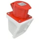 thumbnail image 4 of Toma industrial PC Latón Rojo Montaje en superficie CEE Enchufe para energía eléctrica IP44 220‑380V 240‑415V, 4 of 8