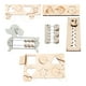 thumbnail image 3 of Accesorios para tablero ocupado, juguete de viaje de madera, habilidades básicas, actividades de cooperación, piezas de tablero sensorial para niños, , Estilo b, 3 of 8