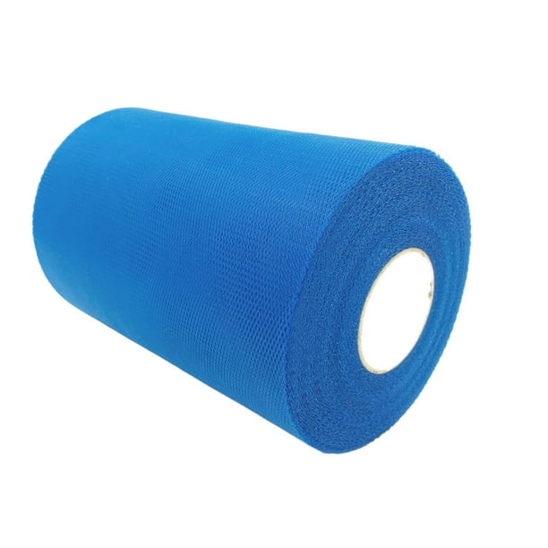 Matsuzay Rollo de tul esencial para decoración de fiestas para ambientes festivos Muchos colores agradables para elegir Telas de tul en rollo Kits de decoración para fiestas C53azul real