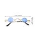 thumbnail image 2 of Classic Vintage Punk Round Sunglasses for Party Fashion Lightweight Metal Frame 2Pcs, 2 of 5